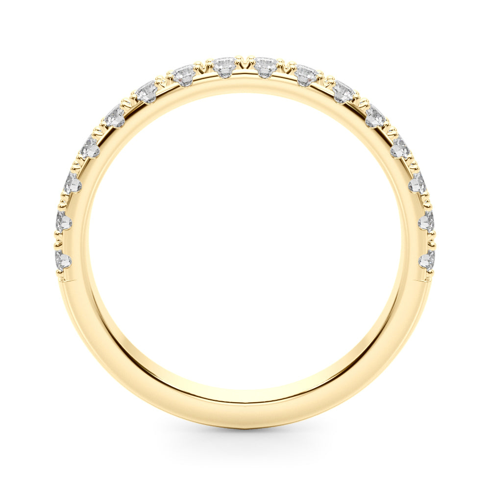 Capucine Slim Diamond Half Eternity Band