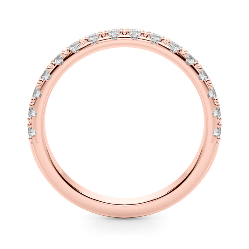 Capucine Slim Diamond Half Eternity Band