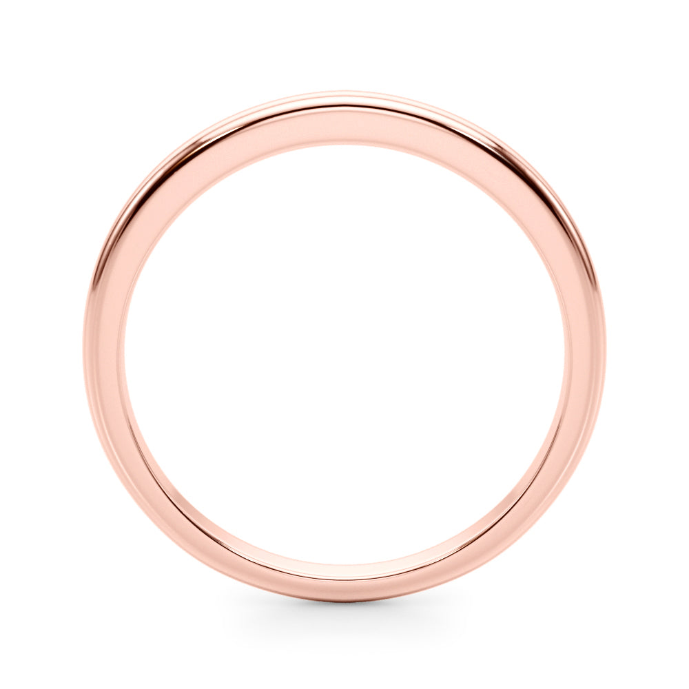 Tiphaine Matching Plain Women's Wedding Band
