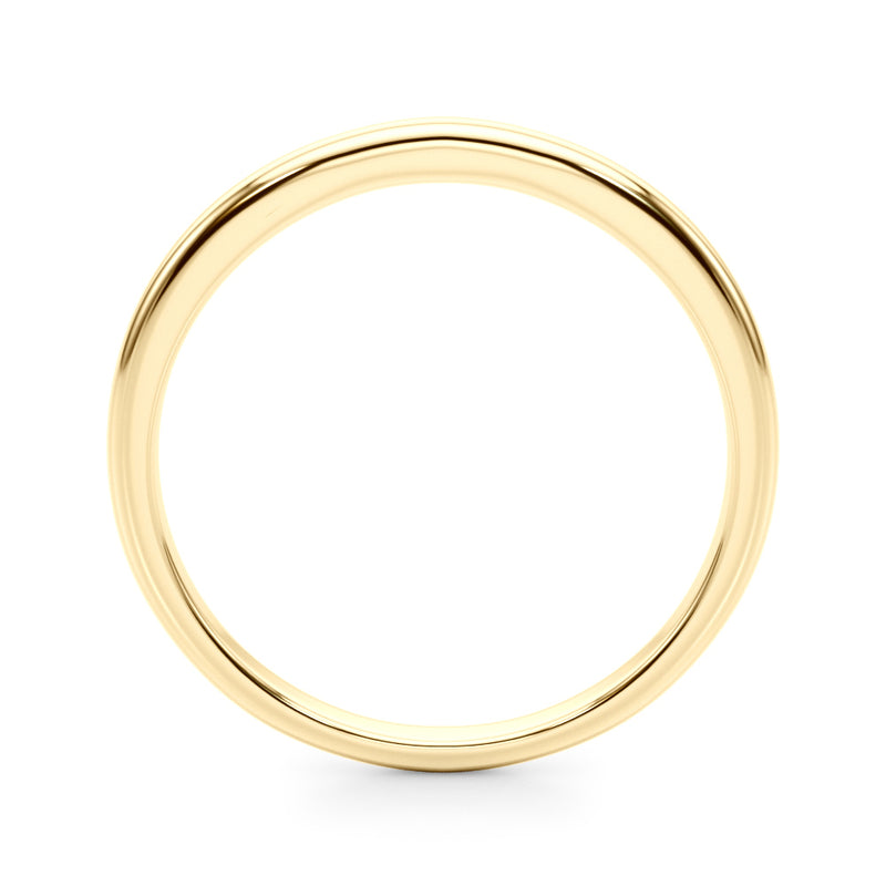 Ines Satin Finish Plain Wedding Band