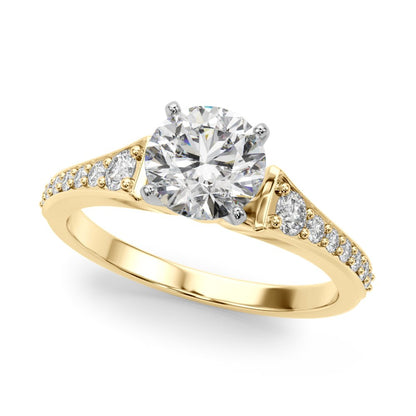 Diana Single Row Engagement Ring