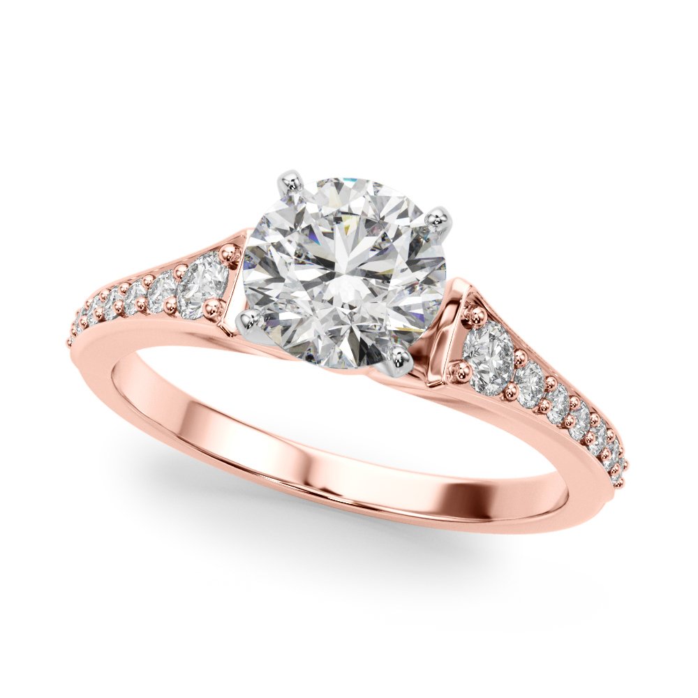Diana Single Row Engagement Ring