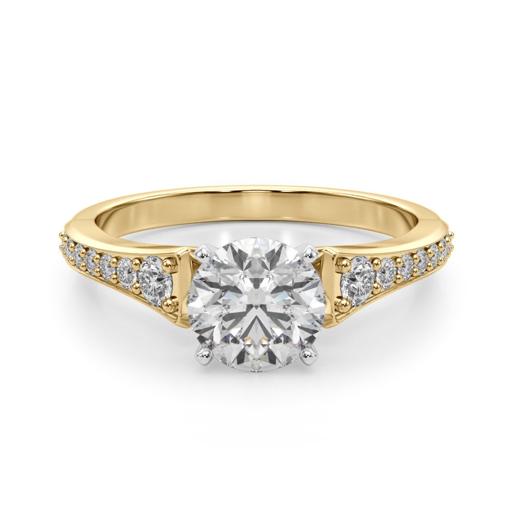 Diana Single Row Engagement Ring