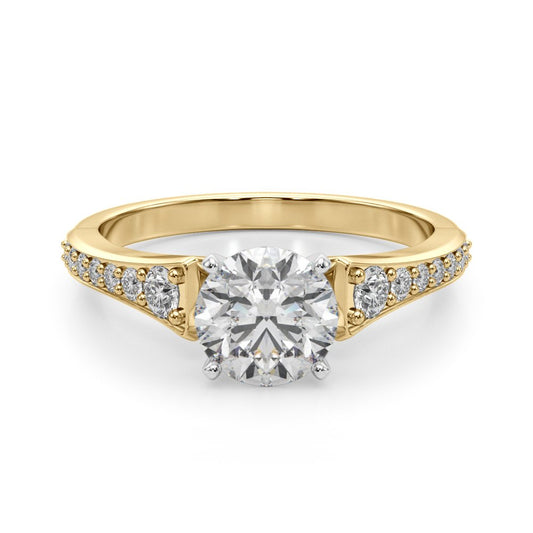 Diana Single Row Engagement Ring