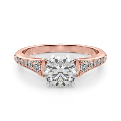Diana Single Row Engagement Ring