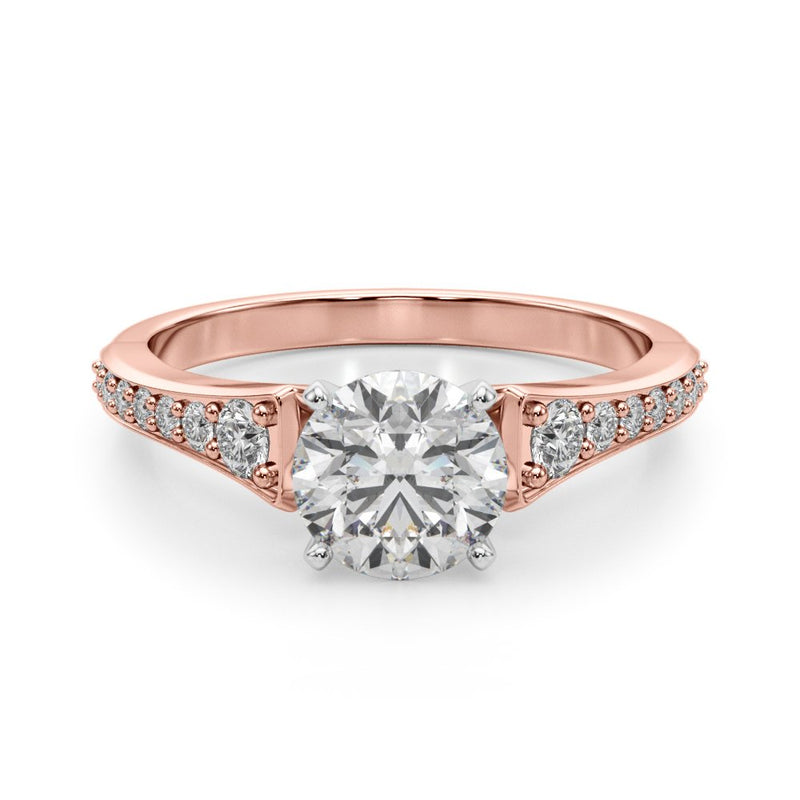 Diana Single Row Engagement Ring