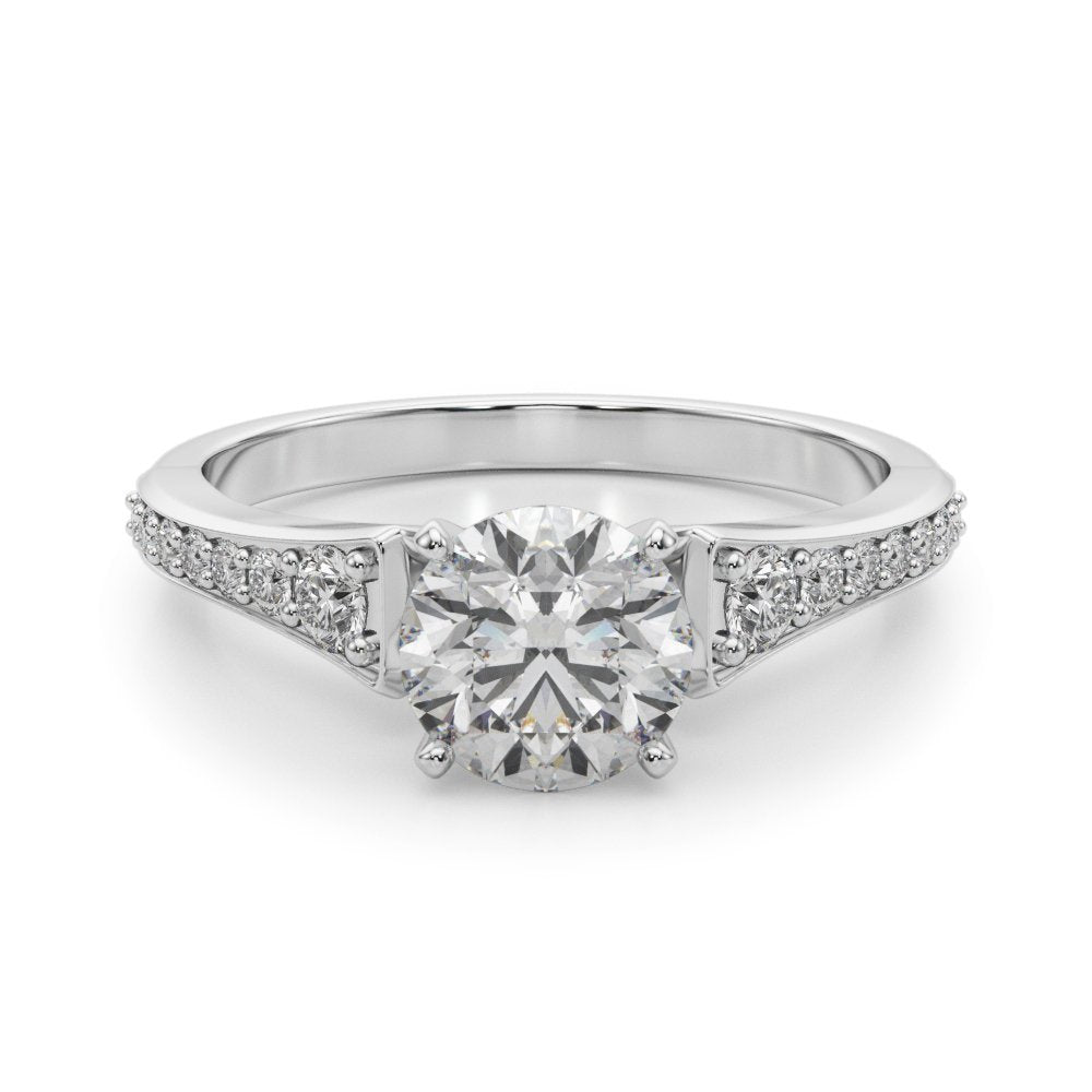 Diana Single Row Engagement Ring