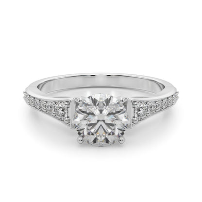 Diana Single Row Engagement Ring