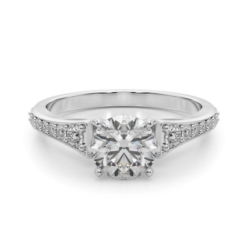 Diana Single Row Engagement Ring