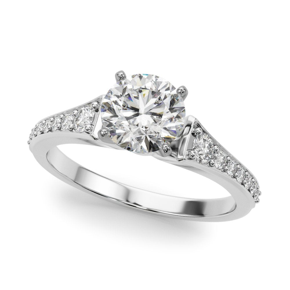 Diana Single Row Engagement Ring