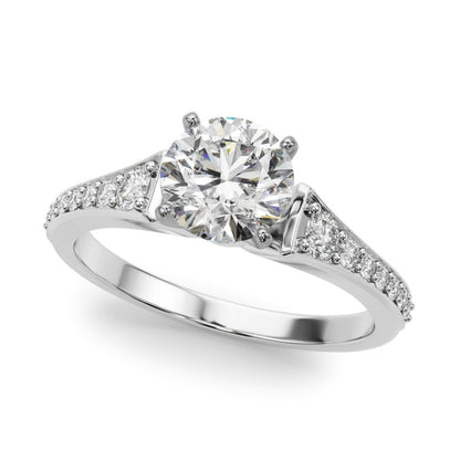Diana Single Row Engagement Ring