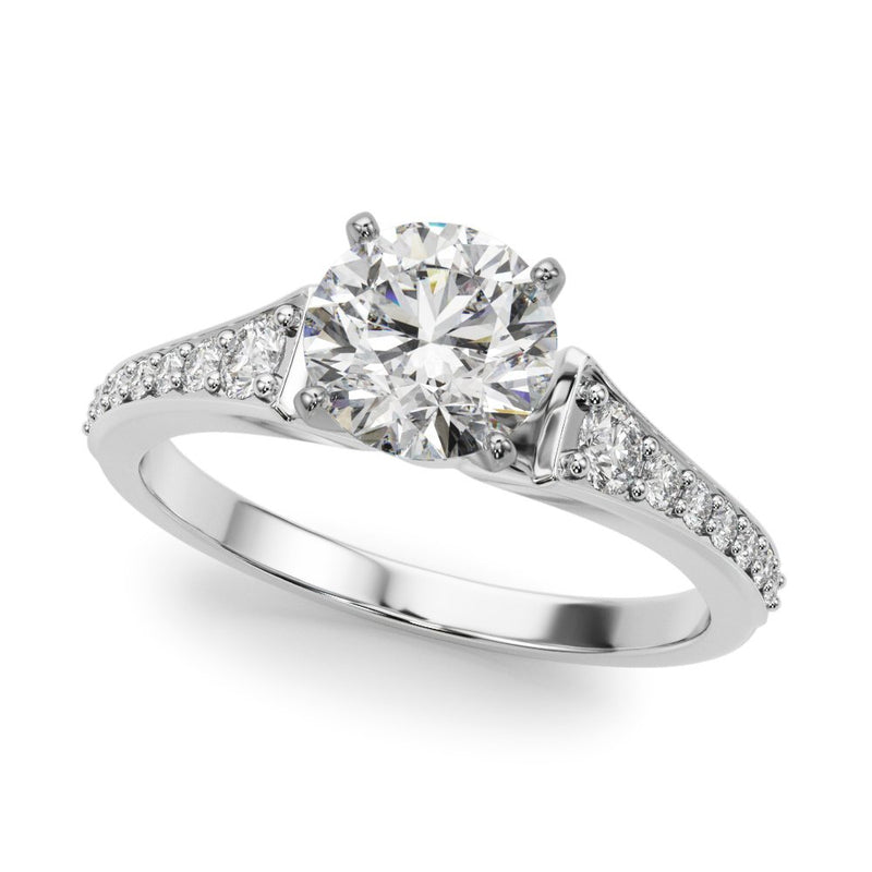 Diana Single Row Engagement Ring