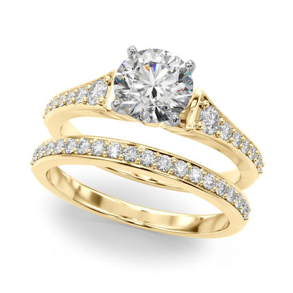 Diana Single Row Engagement Ring