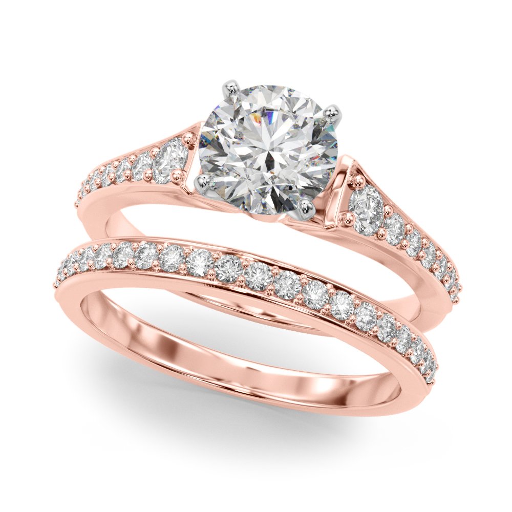 Diana Single Row Engagement Ring