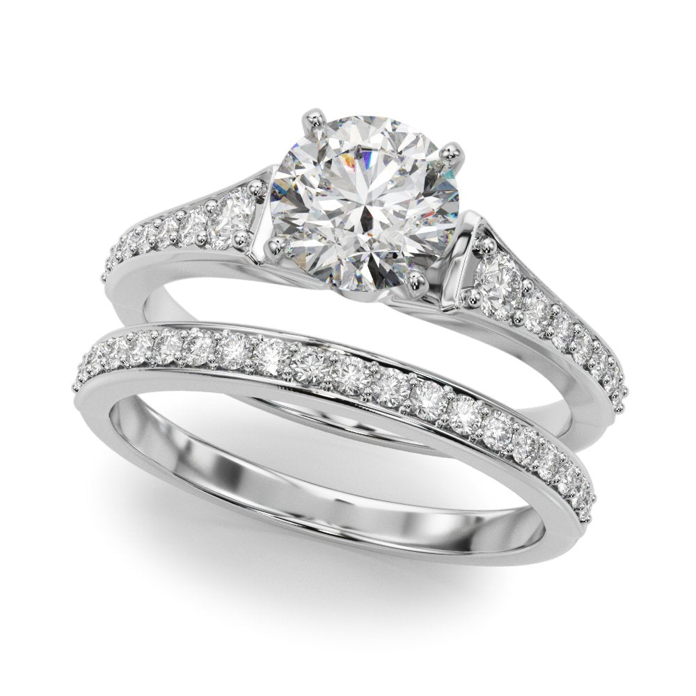 Diana Single Row Engagement Ring