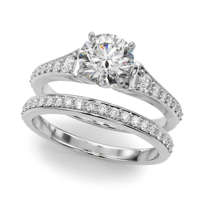 Diana Single Row Engagement Ring