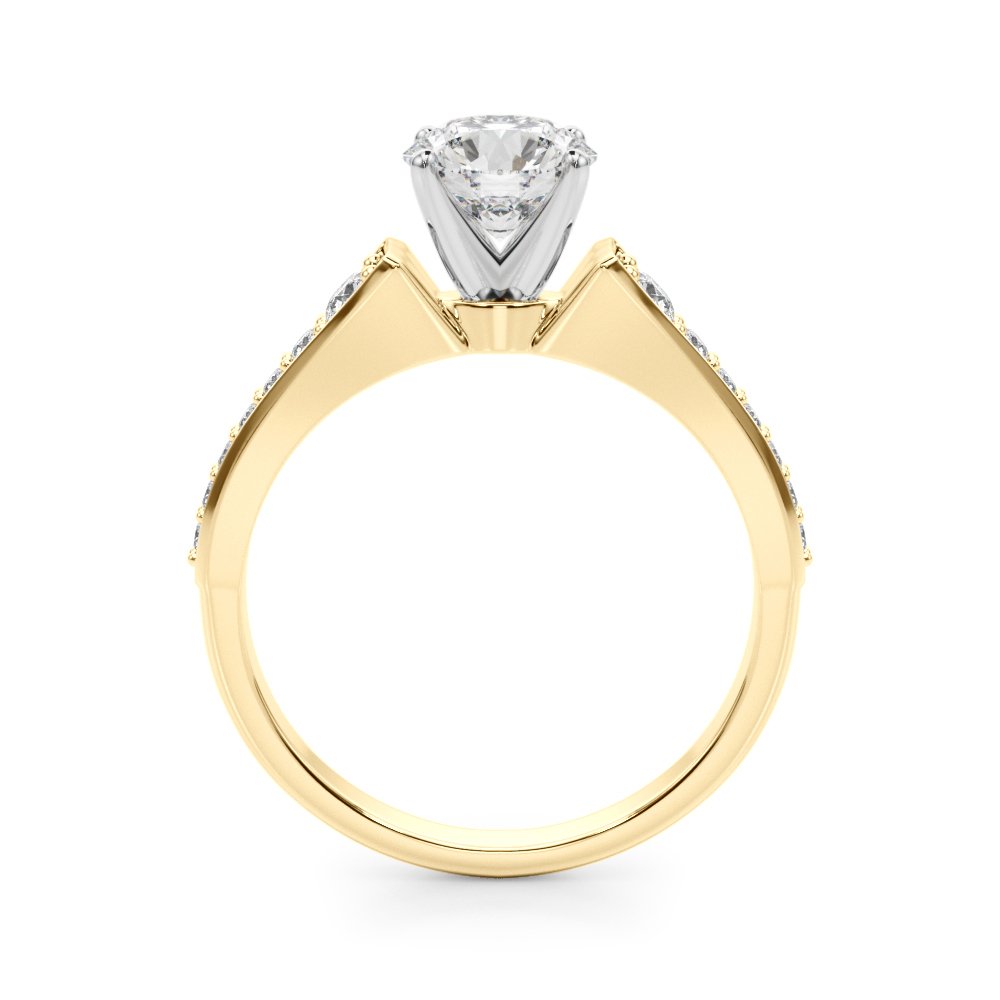 Diana Single Row Engagement Ring