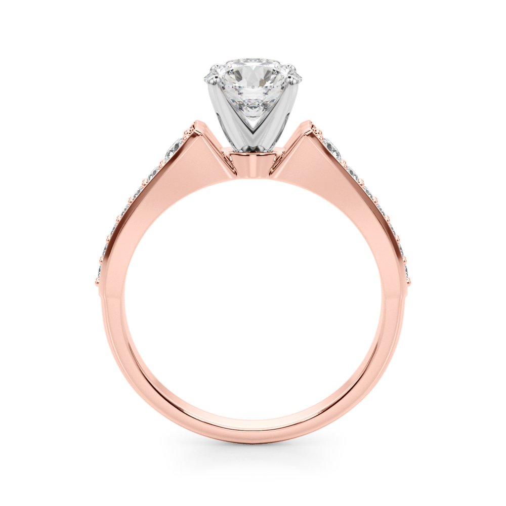 Diana Single Row Engagement Ring