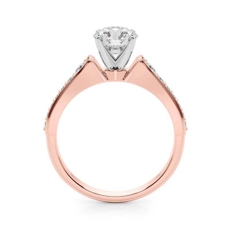 Diana Single Row Engagement Ring
