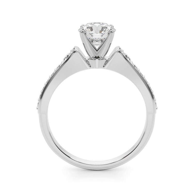 Diana Single Row Engagement Ring