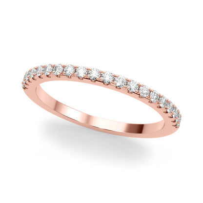Split-Prong Diamond Half Eternity Wedding Band – 0.30 ct