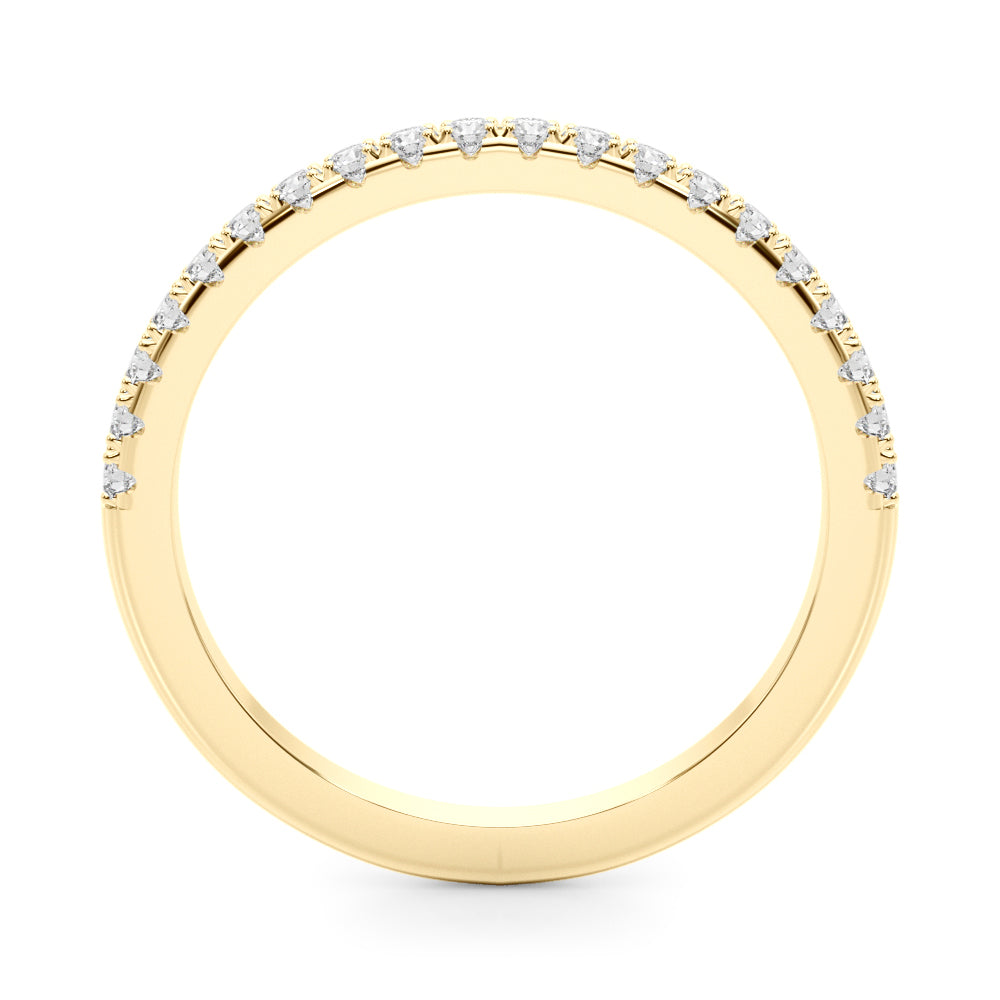 Split-Prong Diamond Half Eternity Wedding Band – 0.30 ct