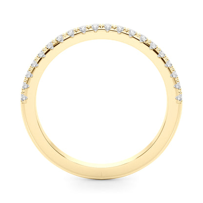 Split-Prong Diamond Half Eternity Wedding Band – 0.30 ct