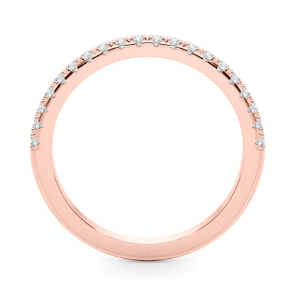 Split-Prong Diamond Half Eternity Wedding Band – 0.30 ct