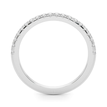 Split-Prong Diamond Half Eternity Wedding Band – 0.30 ct