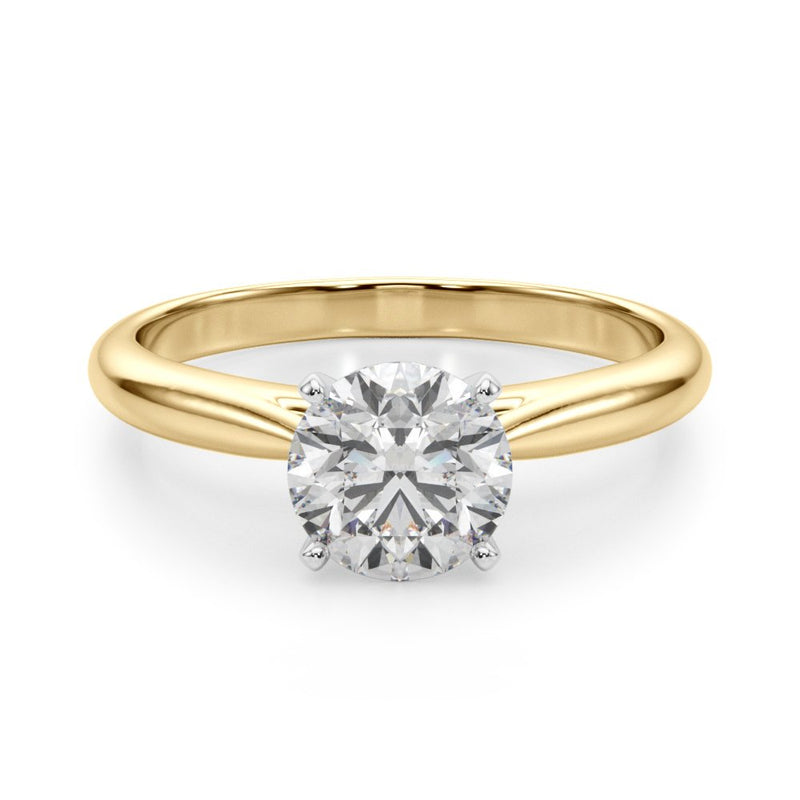 Flora Solitaire Engagement Ring