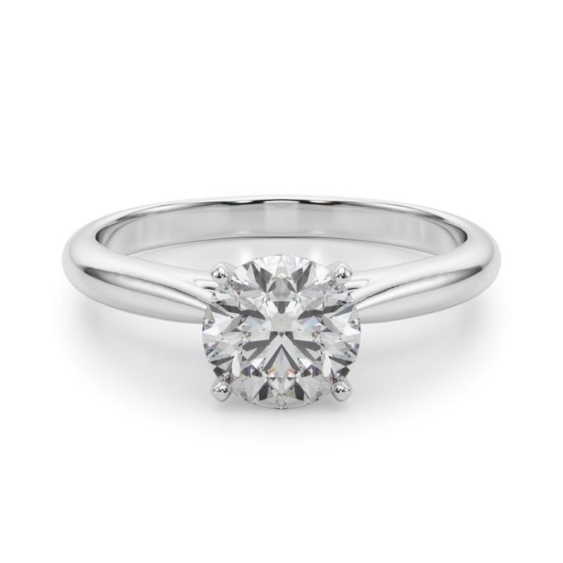 Flora Solitaire Engagement Ring