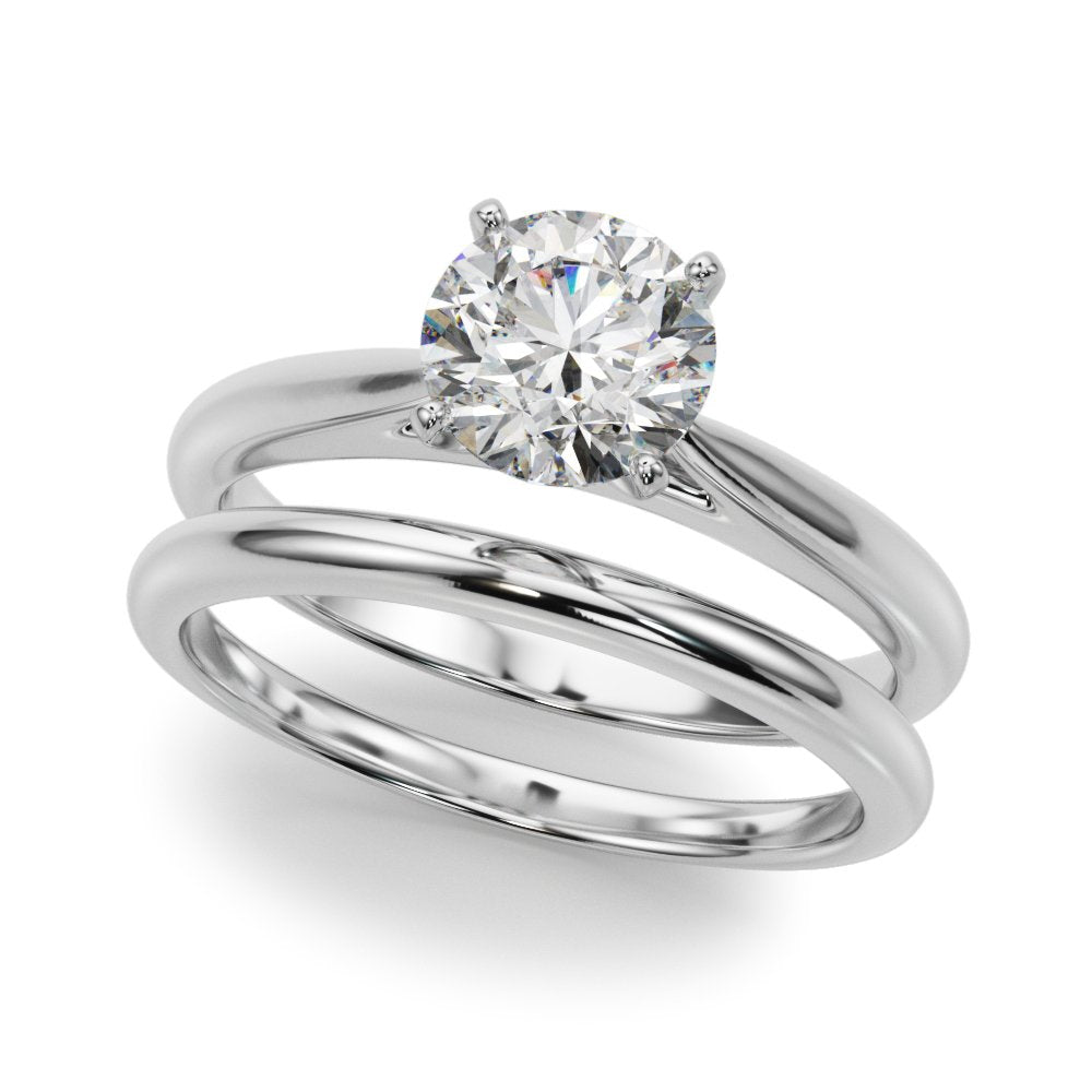 Flora Solitaire Engagement Ring