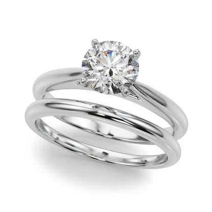 Flora Solitaire Engagement Ring