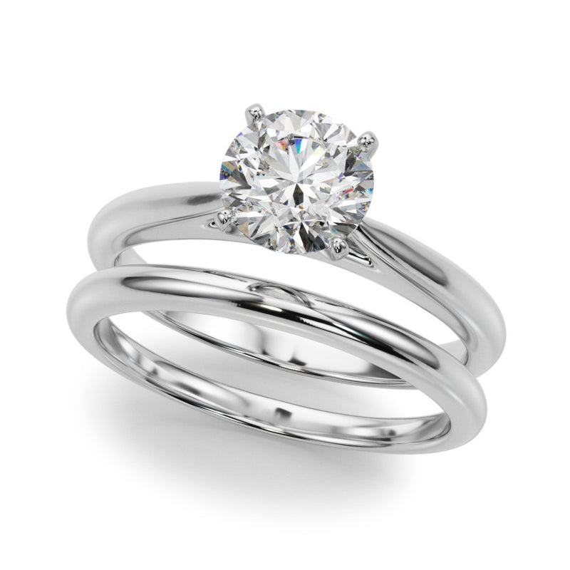Flora Solitaire Engagement Ring