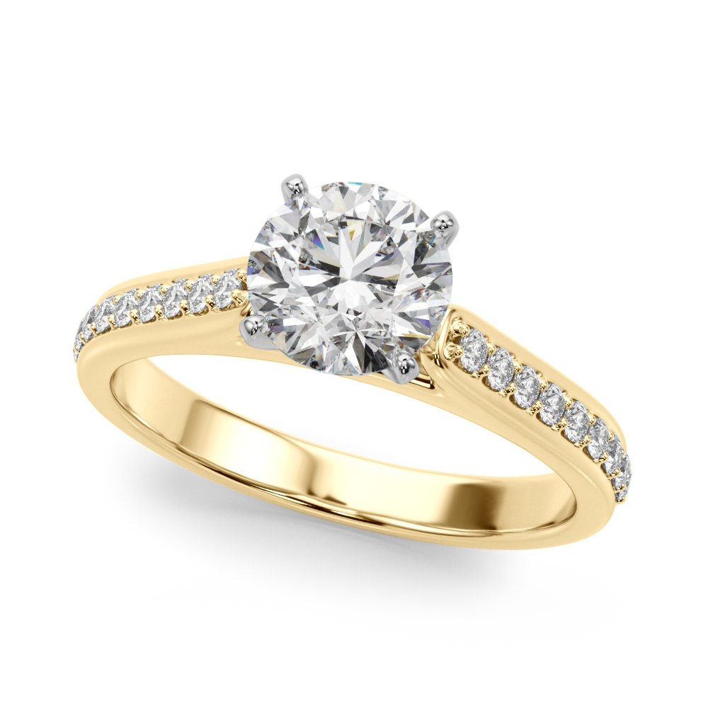 Elodie Single Row Engagement Ring