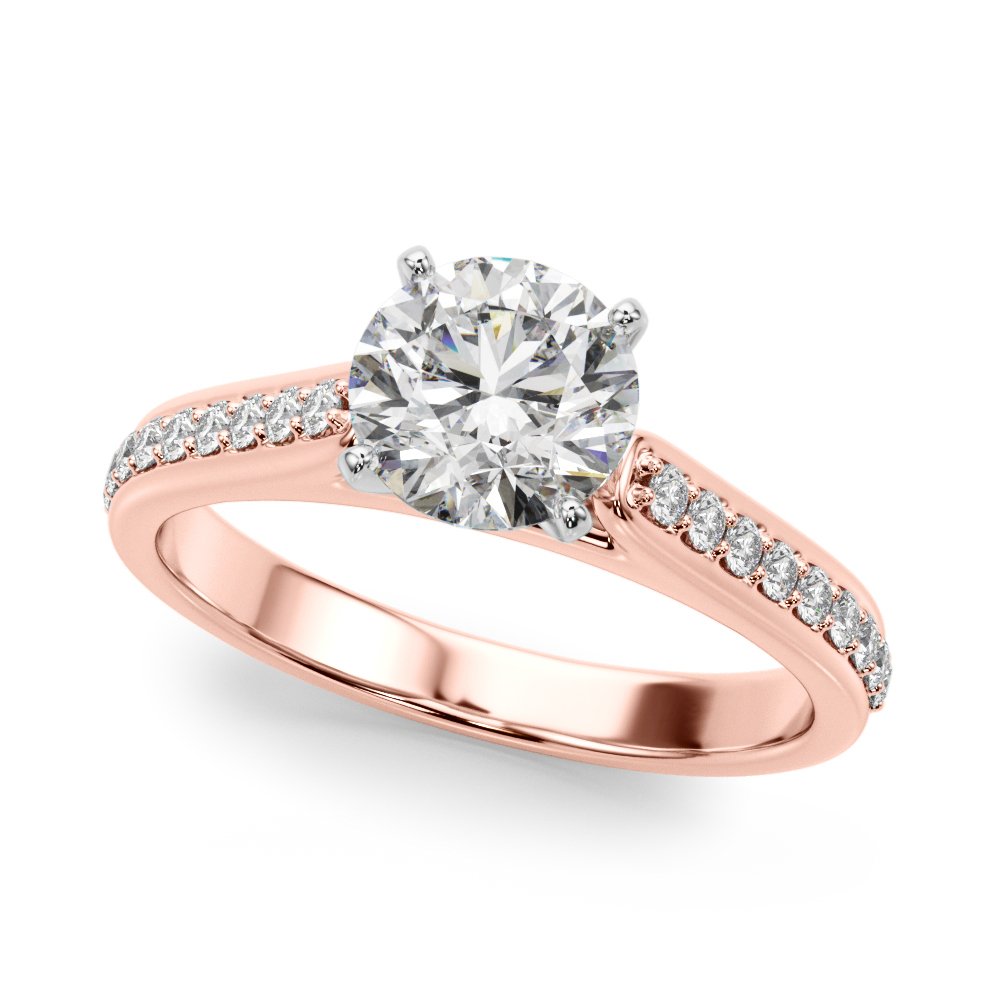 Elodie Single Row Engagement Ring