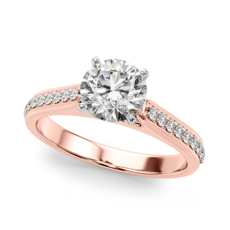 Elodie Single Row Engagement Ring