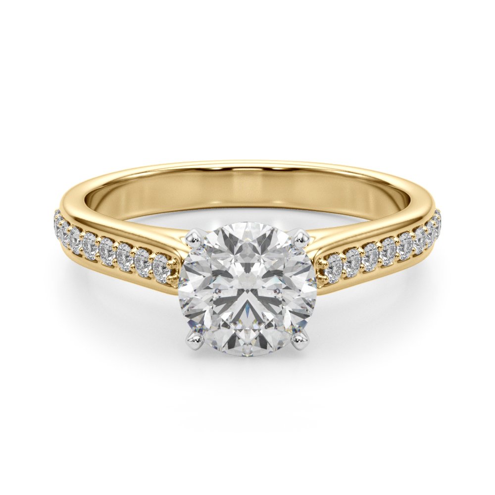 Elodie Single Row Engagement Ring