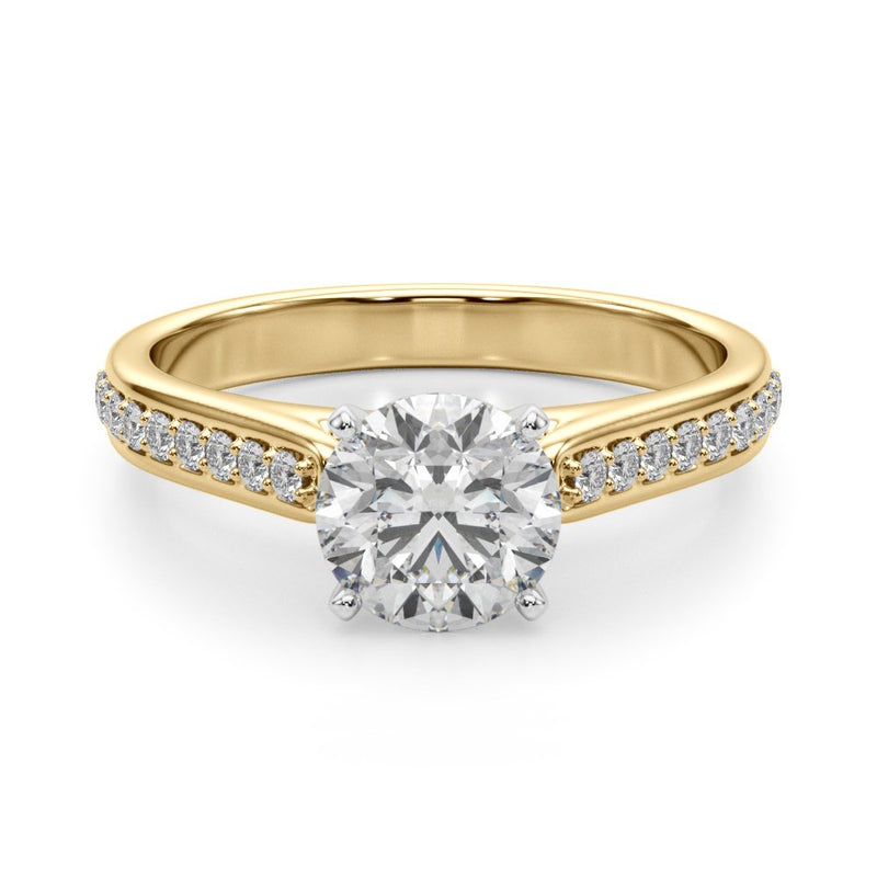 Elodie Single Row Engagement Ring