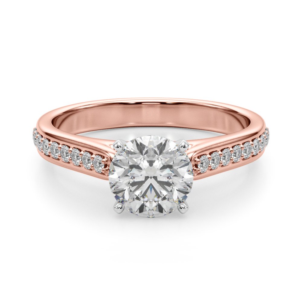 Elodie Single Row Engagement Ring
