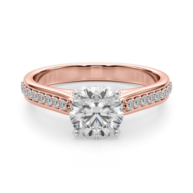 Elodie Single Row Engagement Ring