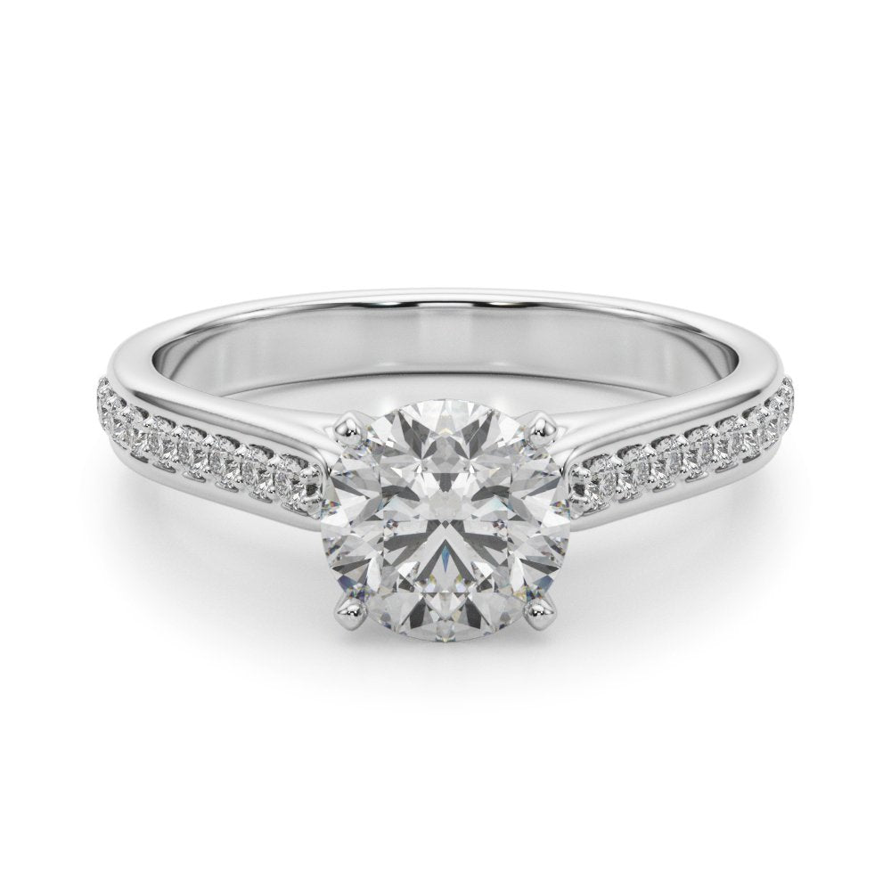 Elodie Single Row Engagement Ring