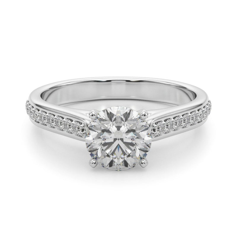 Elodie Single Row Engagement Ring