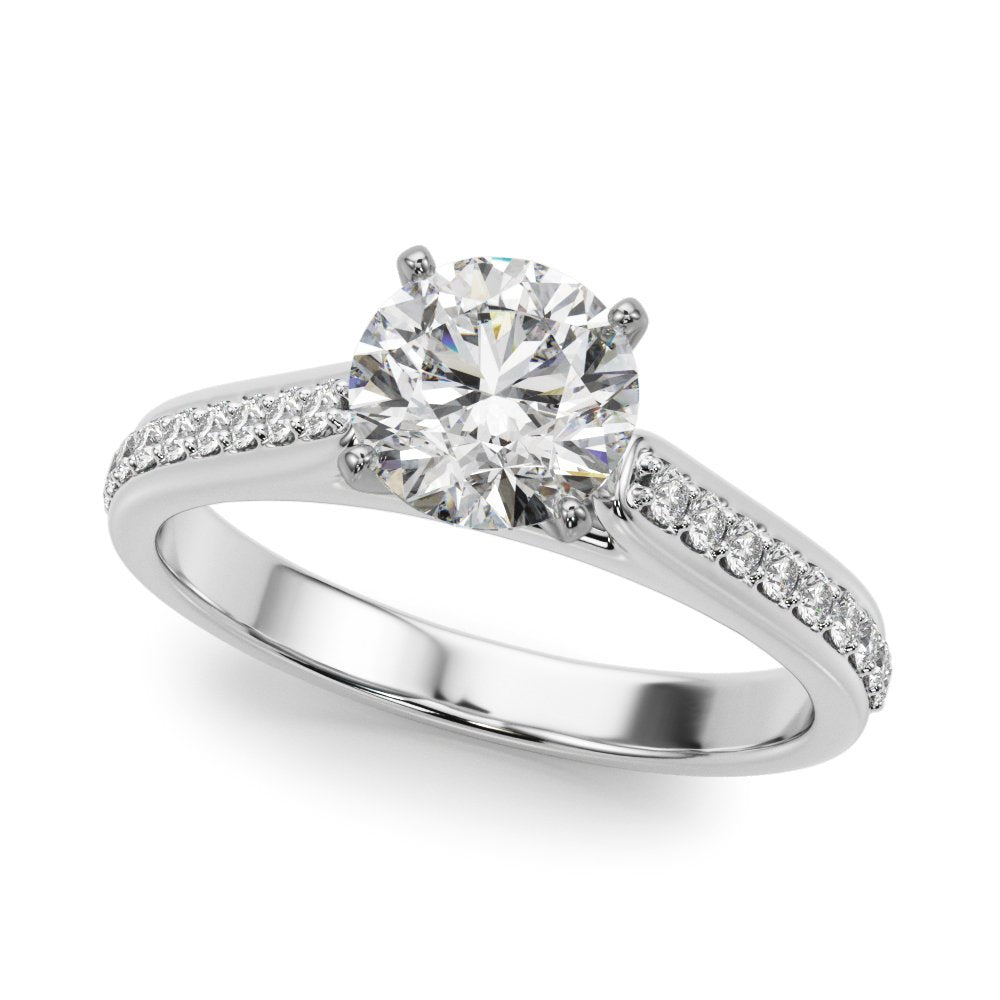 Elodie Single Row Engagement Ring