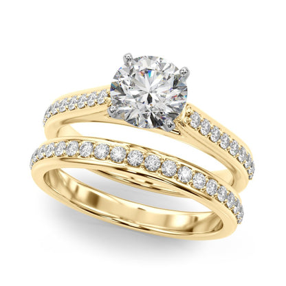 Elodie Single Row Engagement Ring