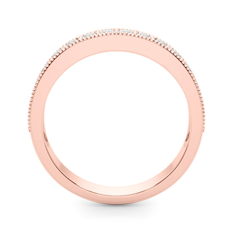 Ambre Quarter Carat Diamond Half Eternity Band
