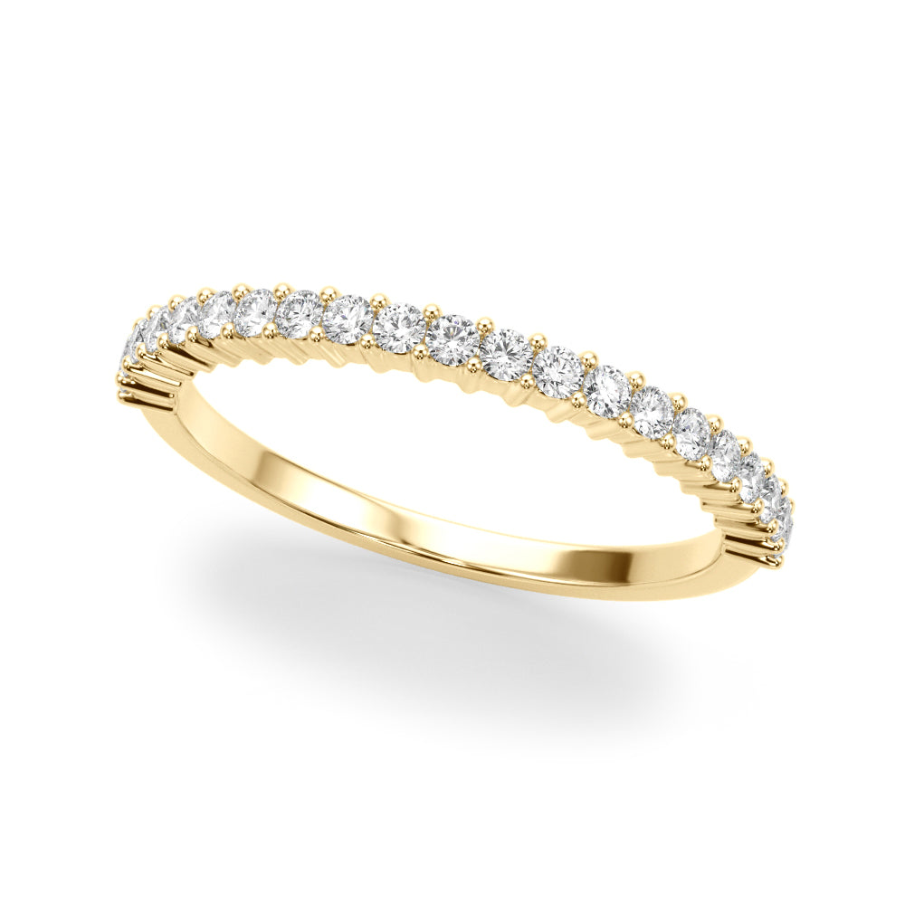 Anais Micro Diamond Half Eternity Band