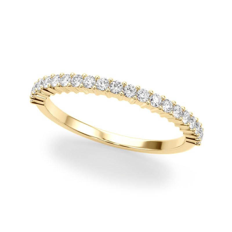 Anais Micro Diamond Half Eternity Band