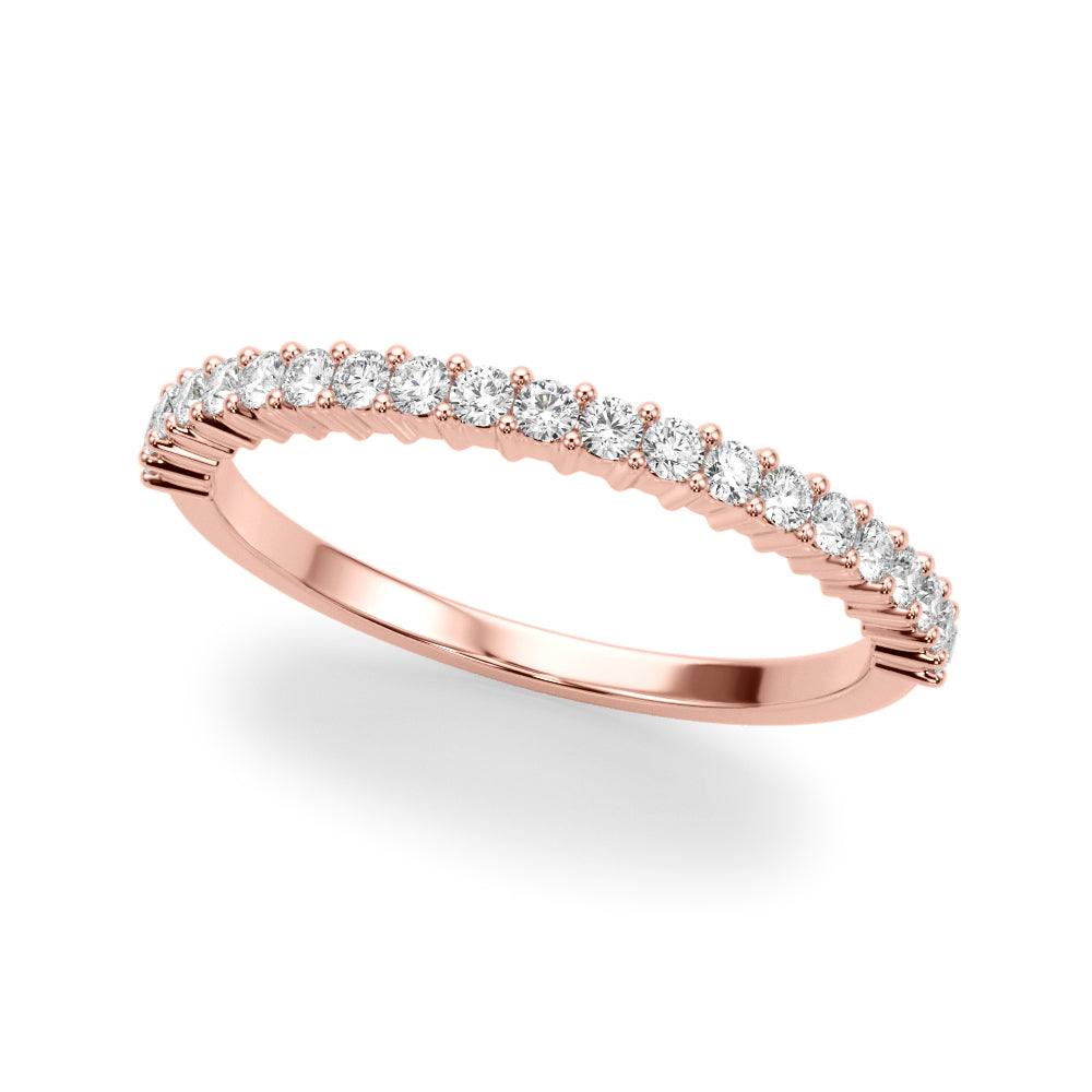 Anais Micro Diamond Half Eternity Band