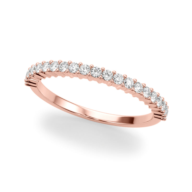 Anais Micro Diamond Half Eternity Band